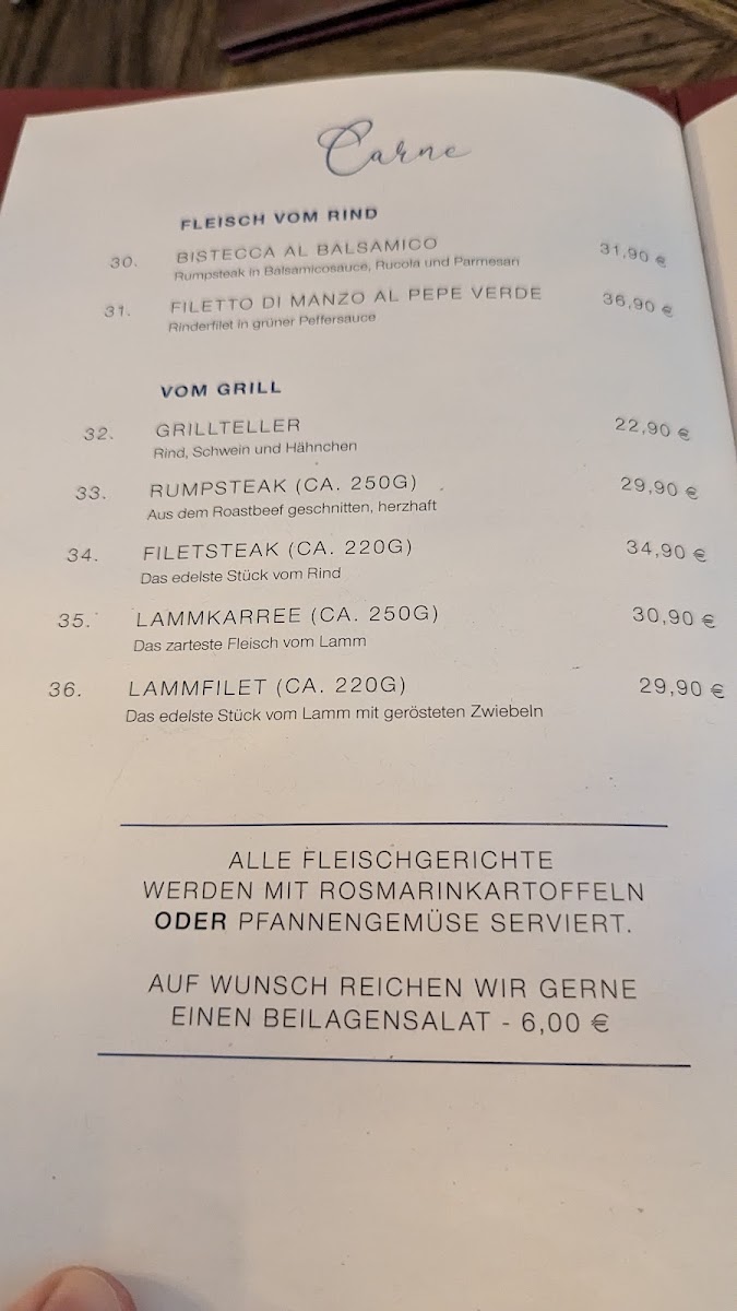 Menu Ristorante La Dolce Vita Cucina Italiana In Aurich-3